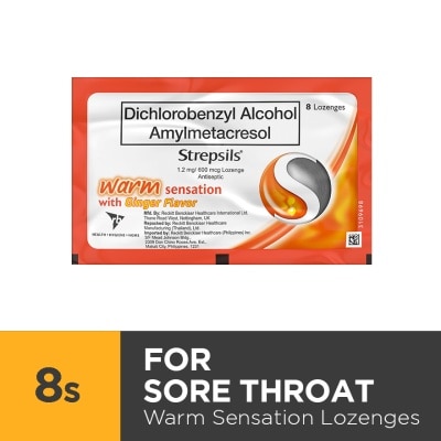 STREPSILS Warm 8s