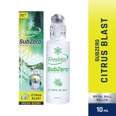 FRESHKO SubZero Citrus Blast Cool Menthol Roll-On 10 ML
