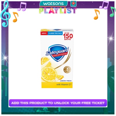 SAFEGUARD SAFEGUARD  Lemon 160g  x3