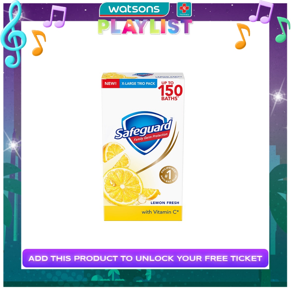 SAFEGUARD  Lemon 160g  x3