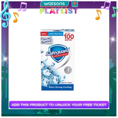 SAFEGUARD SAFEGUARD Bar Soap Arctic Fresh Tripid 115g