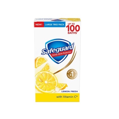 SAFEGUARD SAFEGUARD Lemon Fresh Bar Soap 115gx3 Value Pack