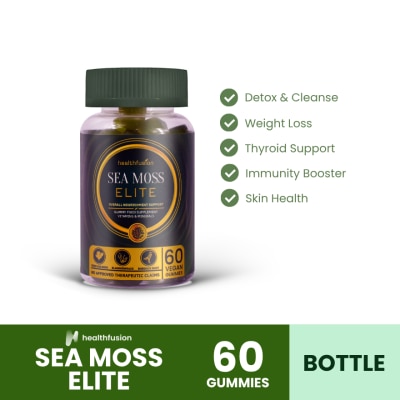 HEALTH FUSION HEALTH FUSION Sea Moss Elite Gummy Food Supplement 60's image