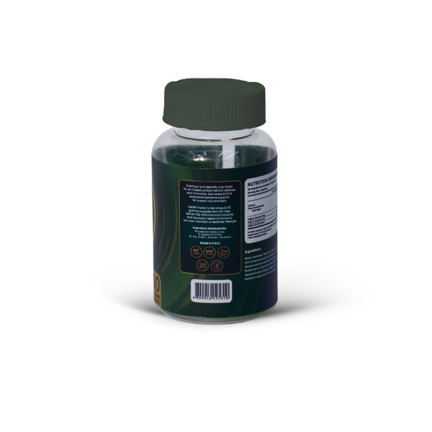 HEALTH FUSION Sea Moss Elite Gummy Food Supplement 60's image