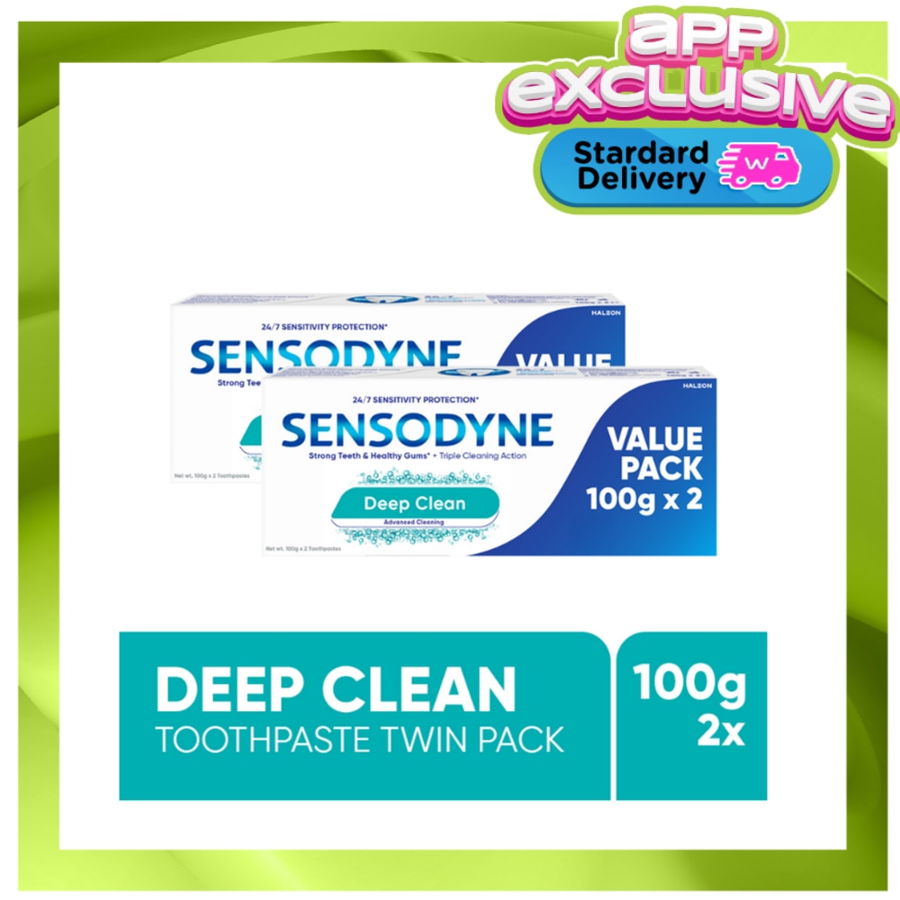Sensodyne Deep Clean Toothpaste 100g Pack of 4 image