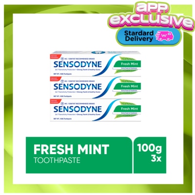 SENSODYNE Sensodyne Fresh Mint Toothpaste 100g Pack of 3 image