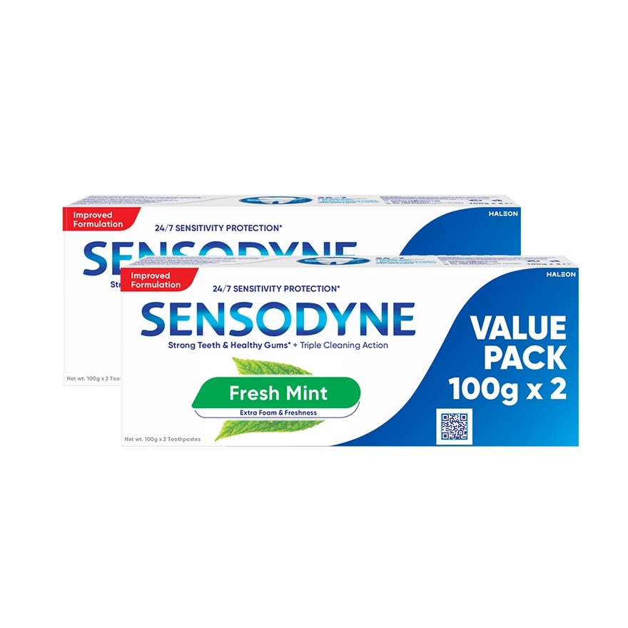 Sensodyne Fresh Mint Toothpaste 100g Pack of 4 image