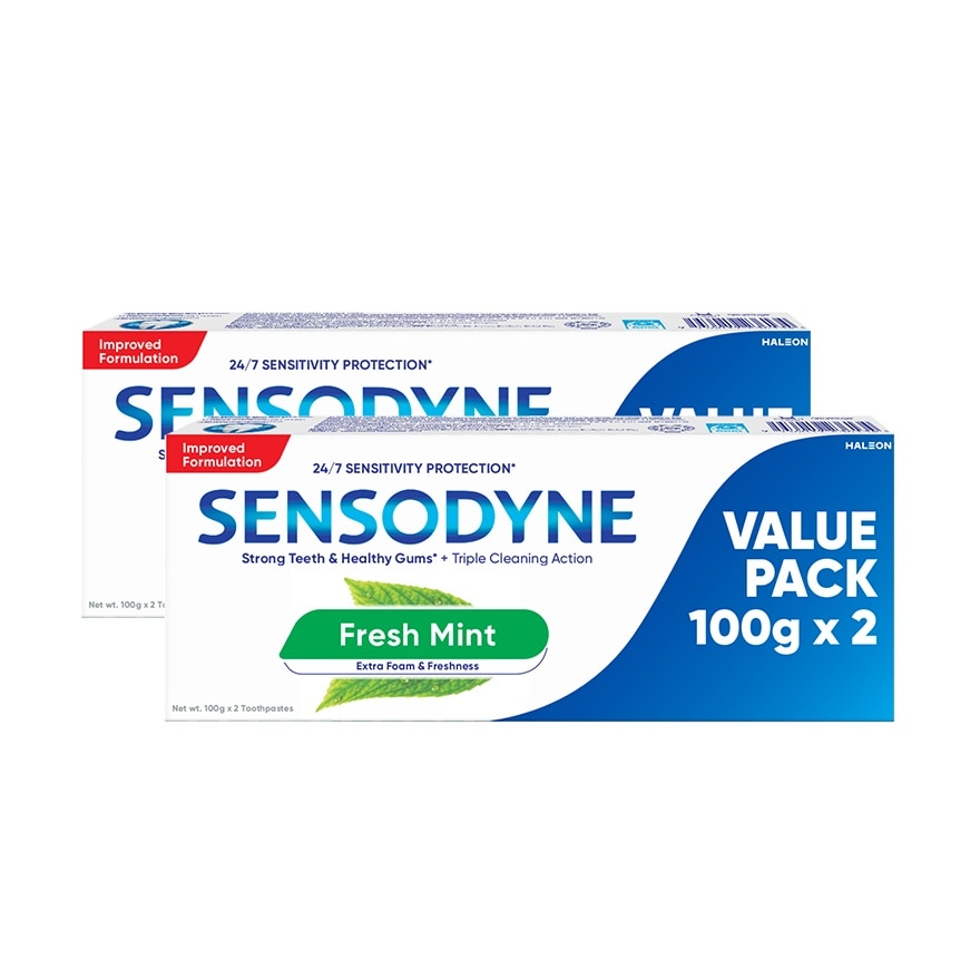 Sensodyne Fresh Mint Toothpaste 100g Pack of 4 image