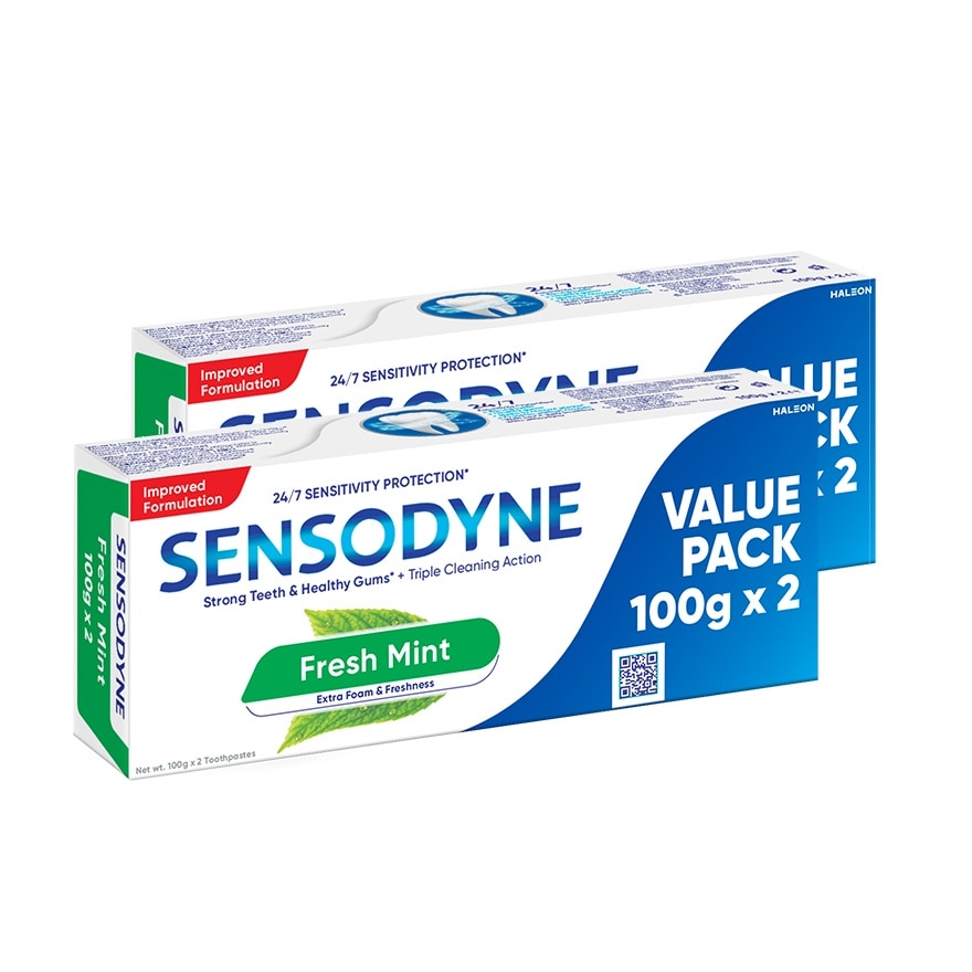 Sensodyne Fresh Mint Toothpaste 100g Pack of 4 image