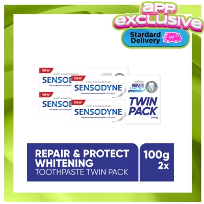 SENSODYNE Sensodyne Repair and Protect Whitening Toothpaste 100g Pack of 4 image