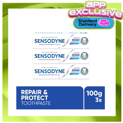 SENSODYNE Sensodyne Repair and Protect Whitening Toothpaste 100g Pack of 3 image
