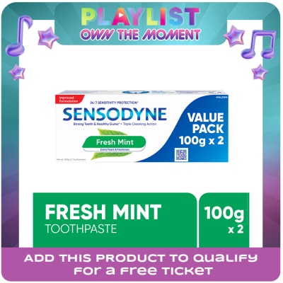 SENSODYNE - Fresh Mint Twinpack 100g