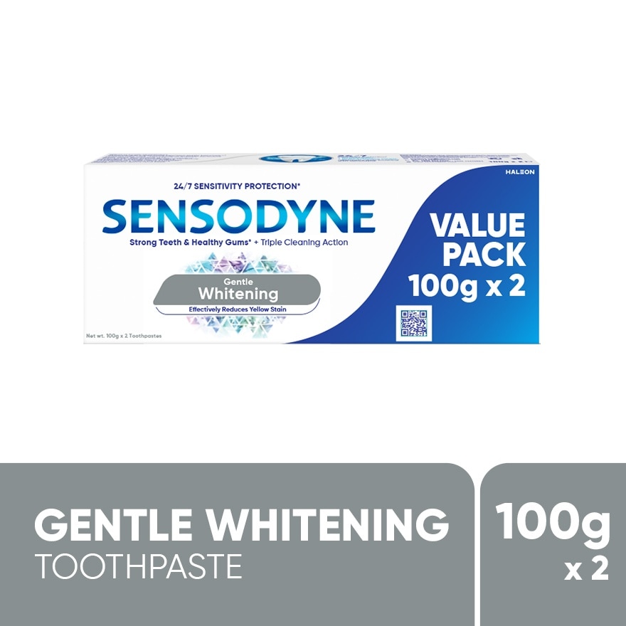 Gentle Whitening Twinpack 100g image