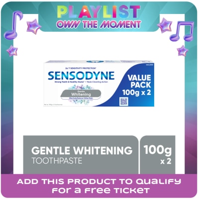 SENSODYNE - Gentle Whitening Twinpack 100g