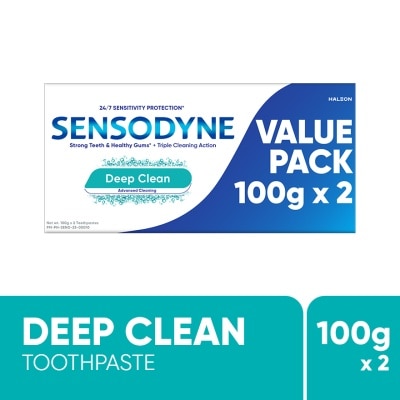 SENSODYNE - SENSODYNE Deep Clean Twin Pack 100g image