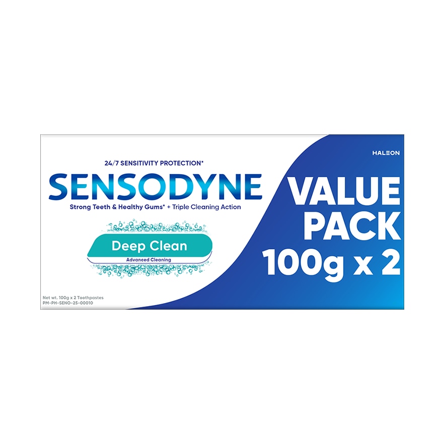 SENSODYNE Deep Clean Twin Pack 100g