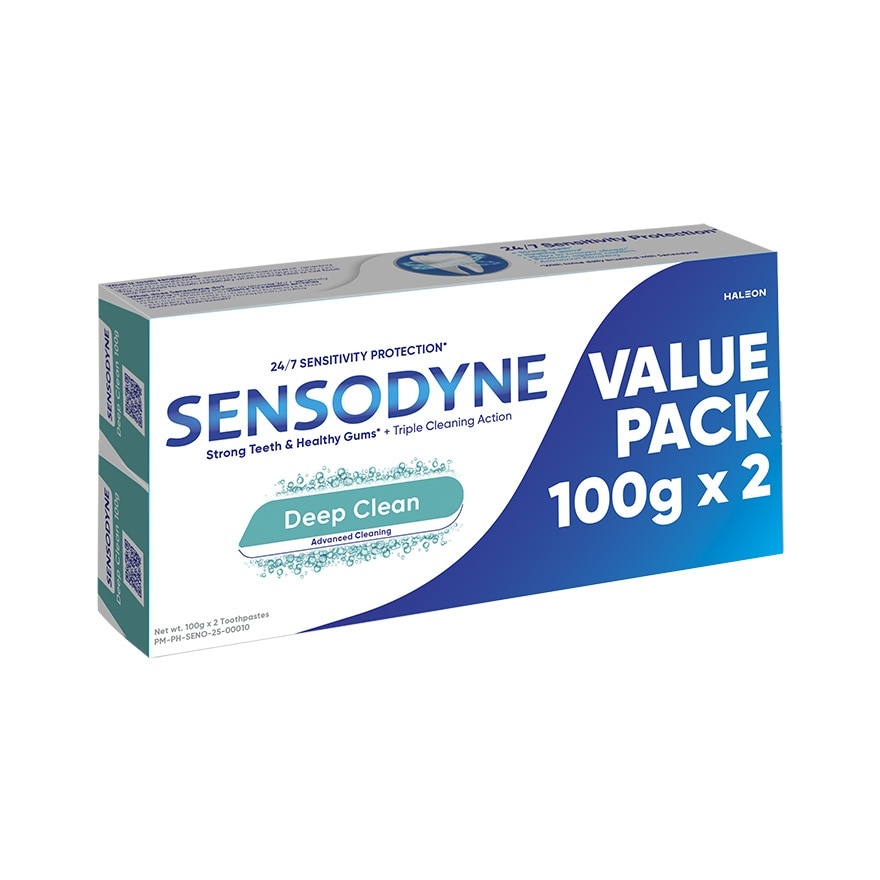 SENSODYNE Deep Clean Twin Pack 100g