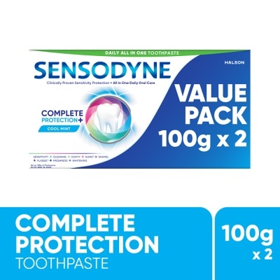 SENSODYNE - SENSODYNE Toothpaste Complete Protection Cool Mint Value Pack 100g x 2s image