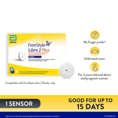 FREESTYLE - FREESTYLE Libre 2 Plus Flash Glucose Monitoring System (Sensor)