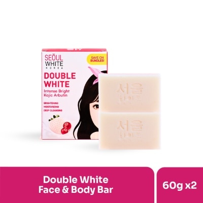 SEOUL WHITE Korea Double White Whitening Soap Double Pack