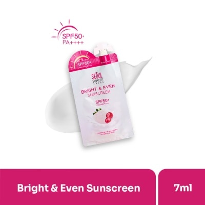 SEOUL WHITE Bright and Even Sunscreen SPF 50+ 7ML