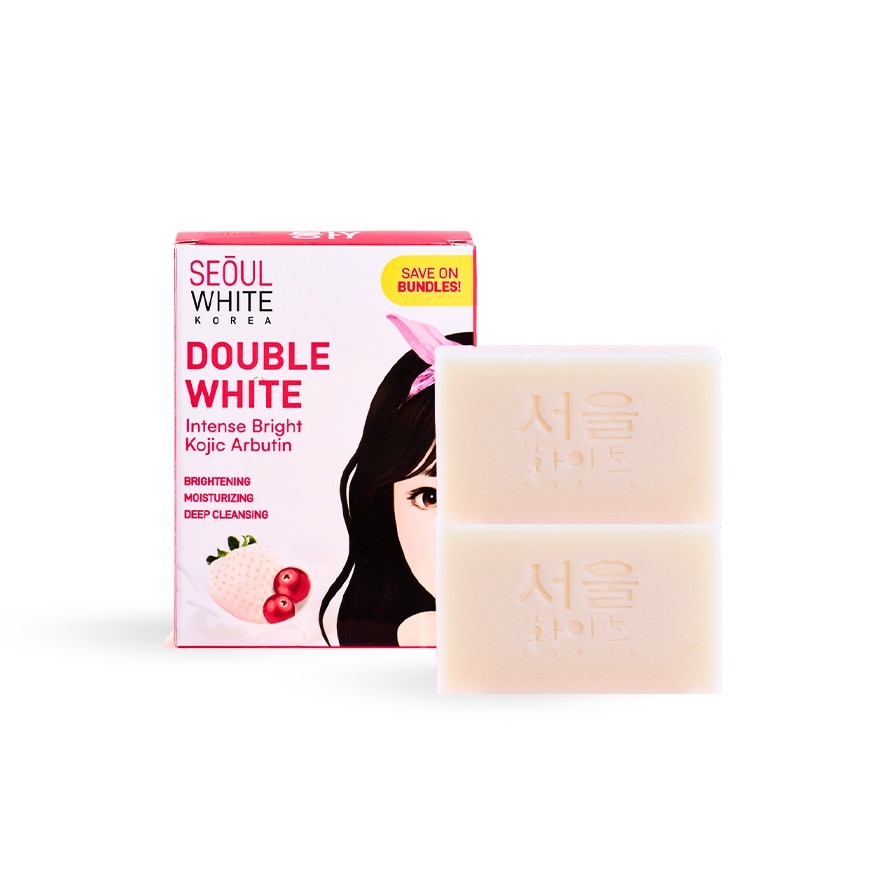 Korea Double White Whitening Soap Double Pack