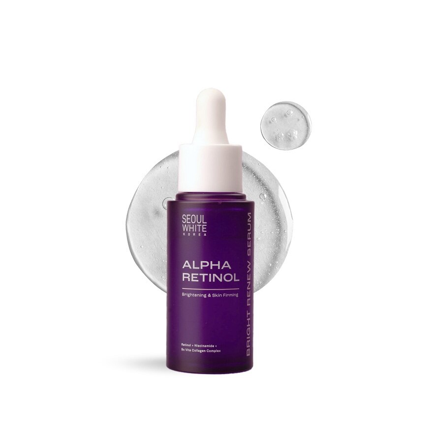 SEOUL WHITE Alpha Retinol Brightening & Skin Firming Serum 30ml