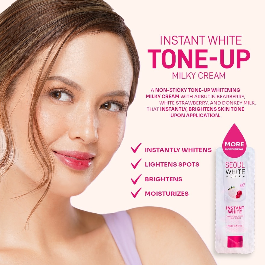 Instant White Tone Up Whitening Milky Cream 3g