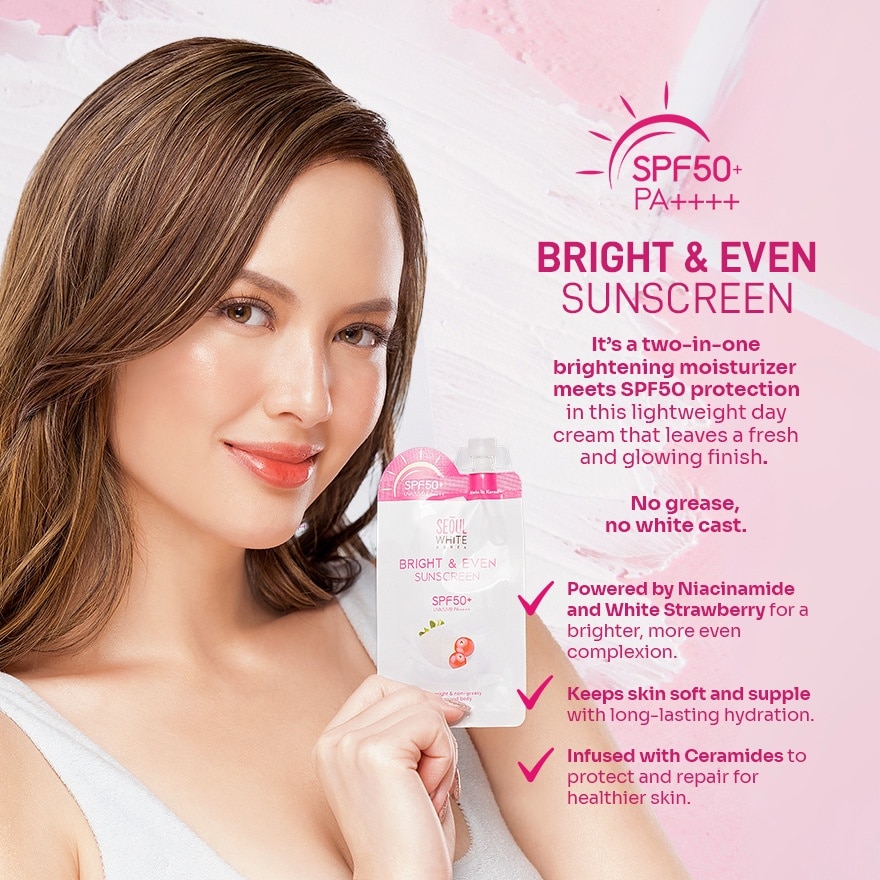 Bright and Even Sunscreen SPF 50+ 7ML