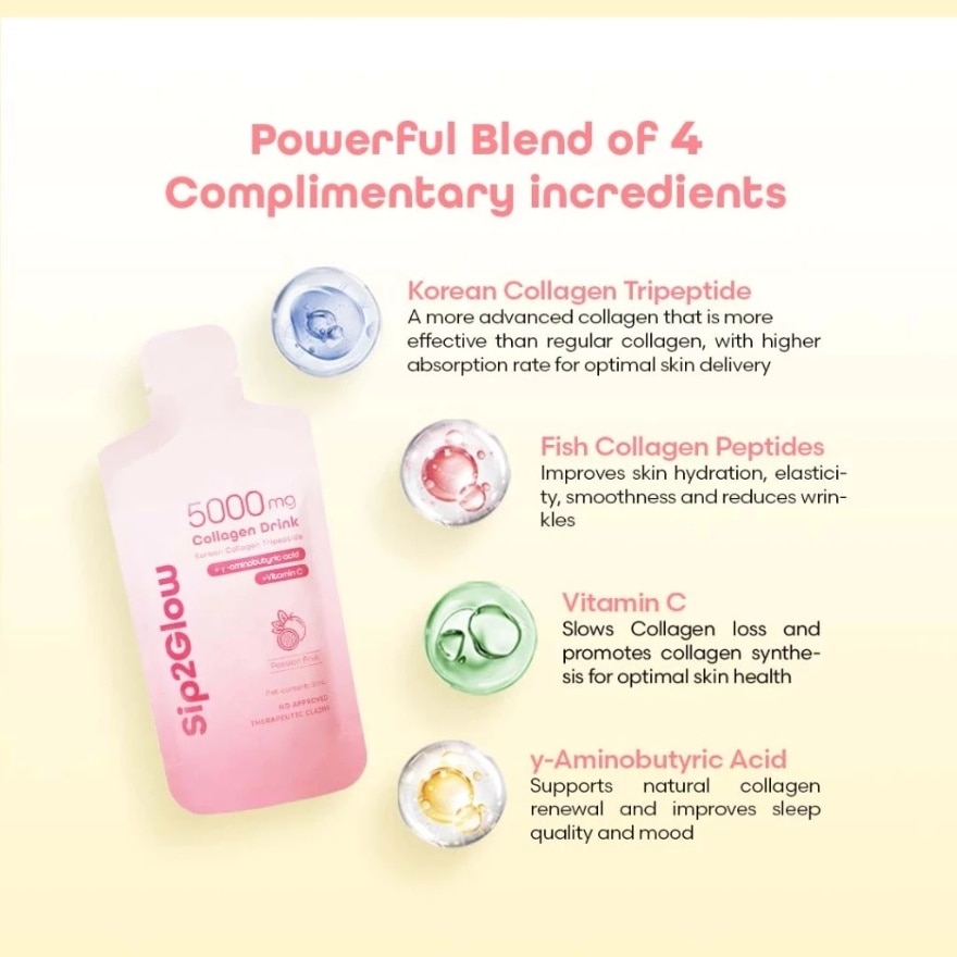SIP2GLOW Advance Collagen Drink Buy 1 Take 1