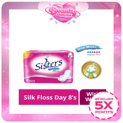 SISTERS - Day Maxi Regular Flow with Wings  Cottony Comfort 81 pads