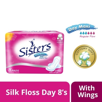 SISTERS Day Maxi Regular Flow with Wings  Cottony Comfort 81 pads