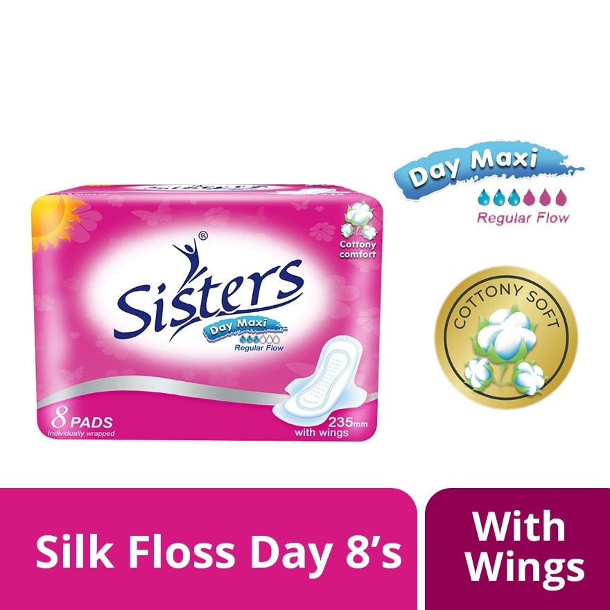 Day Maxi Regular Flow with Wings Cottony Comfort 81 pads