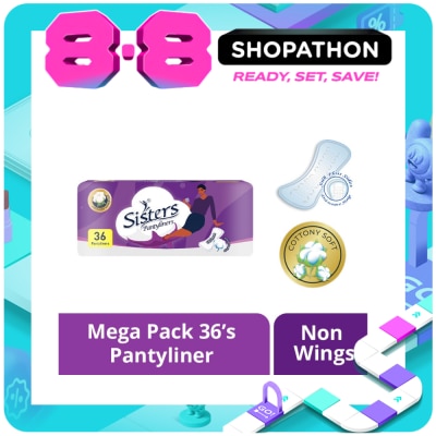 SISTERS - SISTERS Panty Liner Mega Pack 36s image