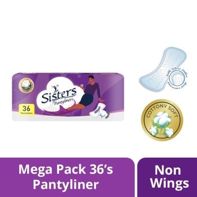 SISTERS SISTERS Panty Liner Mega Pack 36s