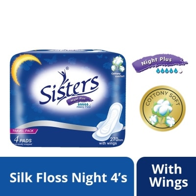 SISTERS Night Plus 270mm with Wings 4 Pads