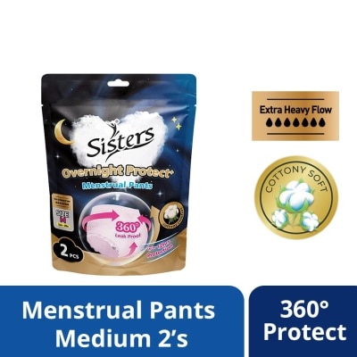 SISTERS SISTERS Overnight Protect Menstrual Pants M