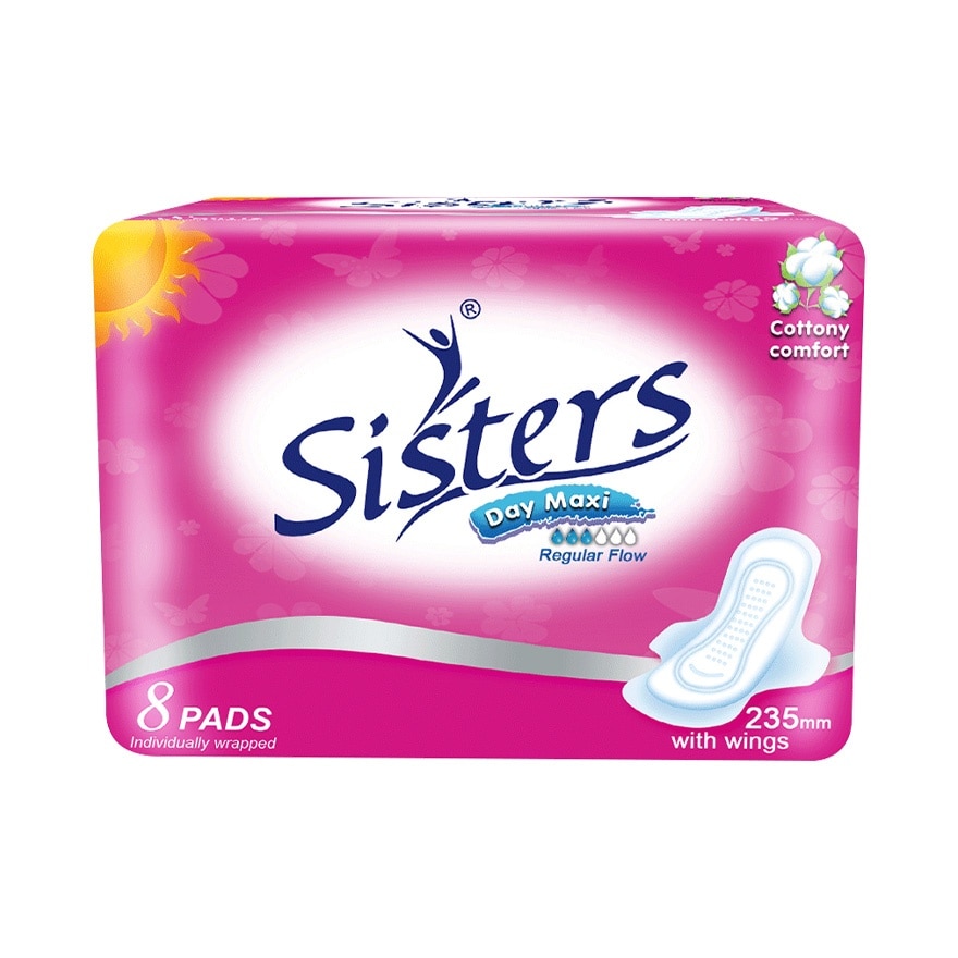 Day Maxi Regular Flow with Wings Cottony Comfort 81 pads