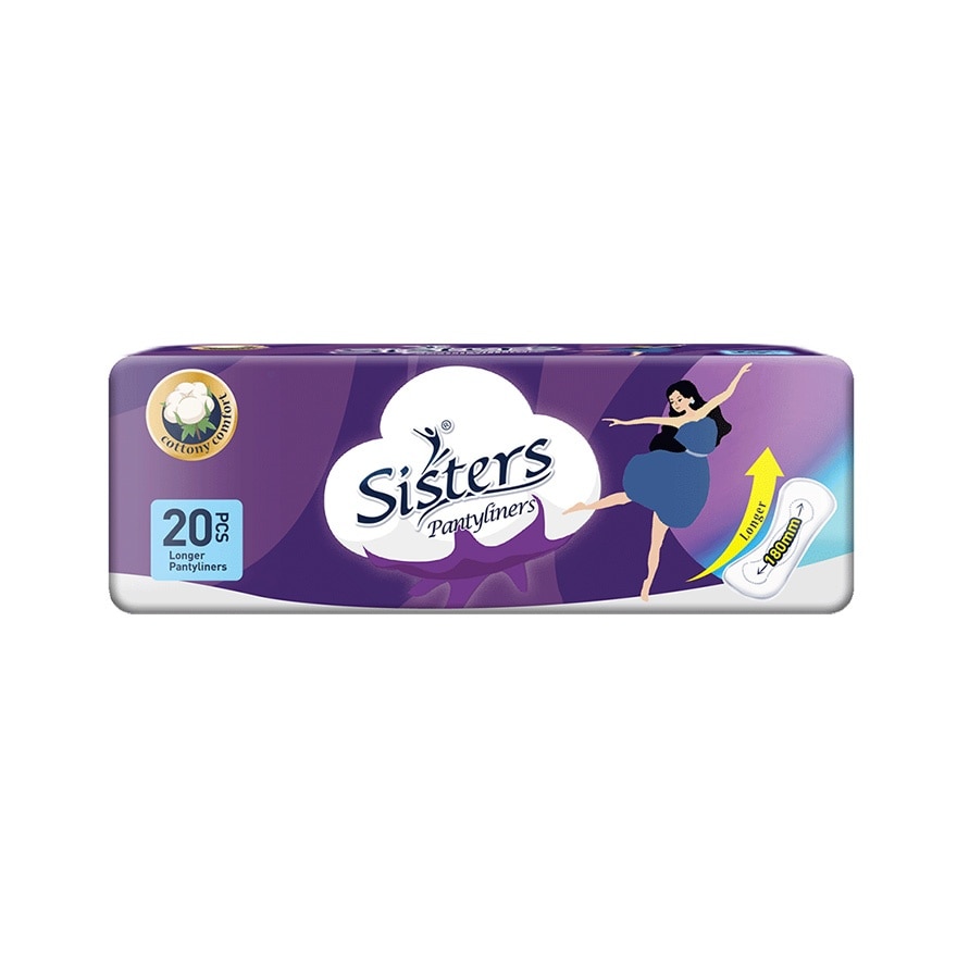 Pantyliner 180mm 20 Longer Pantyliners Budget Pack