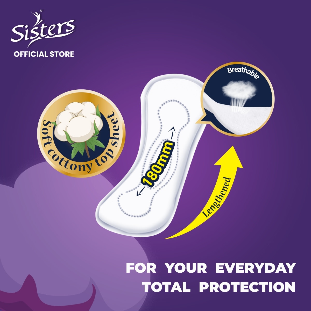 Pantyliner 180mm 20 Longer Pantyliners Budget Pack