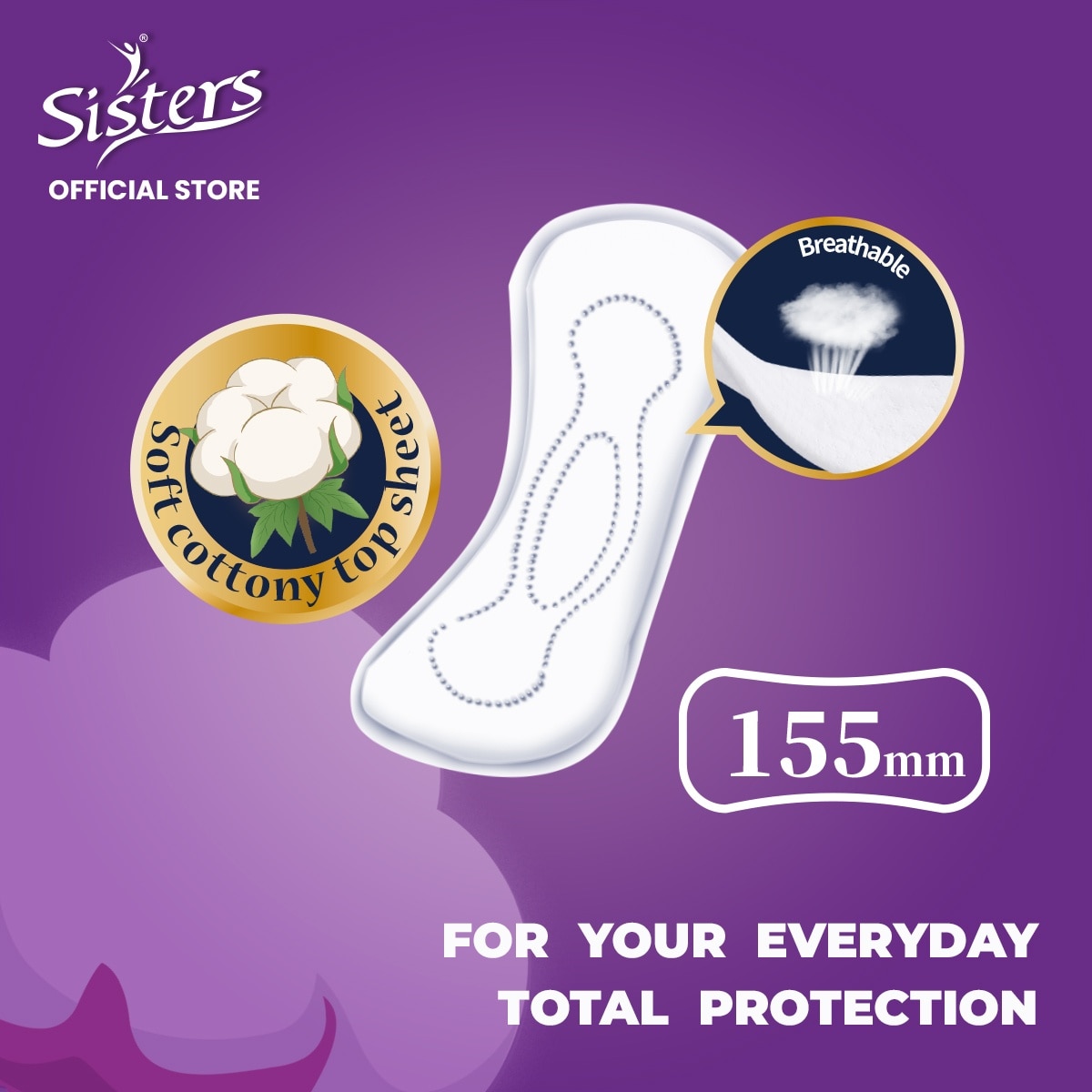 SISTERS Panty Liner Mega Pack 36s
