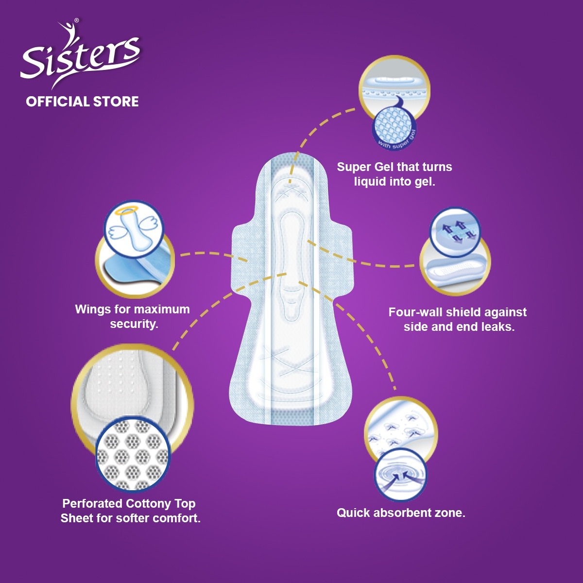 Night Plus Heavy Flow With Wings 270mm 8 Pads