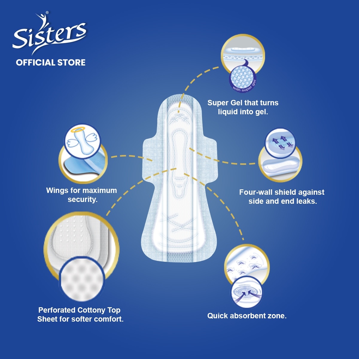 Night Plus 270mm with Wings 4 Pads