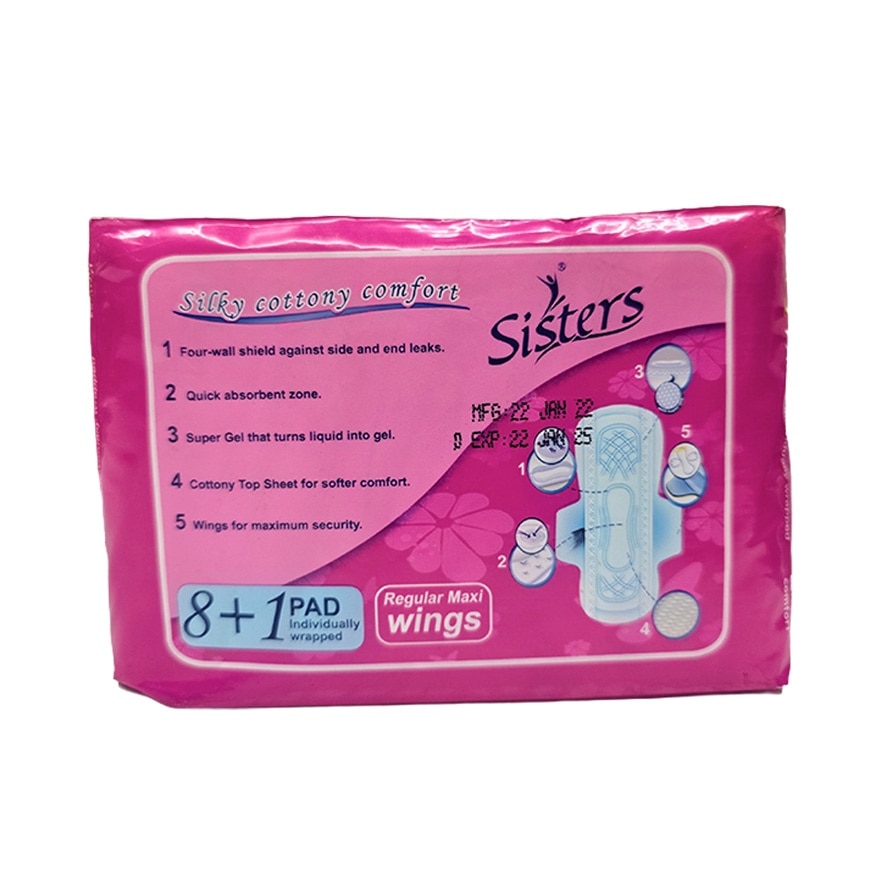 Day Maxi Regular Flow with Wings Cottony Comfort 81 pads