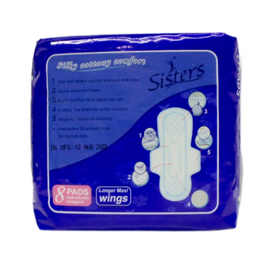 Night Plus Heavy Flow Cottony Comfort 8 pads