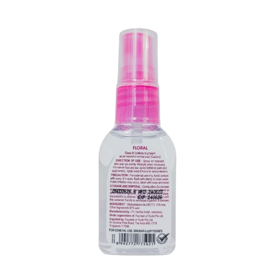 SOFFELL Mosquito Repellent Spray Floral 30ml