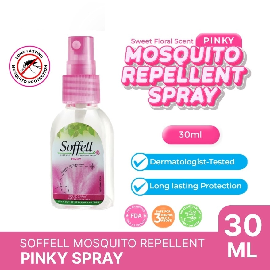 SOFFELL Mosquito Repellent Spray Floral 30ml
