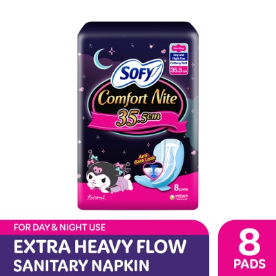 SOFY - SOFY Comfort Nite Slim Wing 35.5 cm - 8 pads