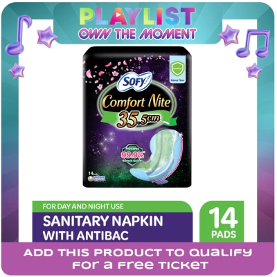 SOFY - SOFY AntiBac Night Wing 35.5cm - 14 pads