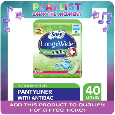SOFY - SOFY AntiBac Pantyliner 15.5cm - 40 pads